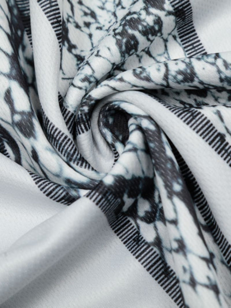 CJ Snake Print Baseball Tee