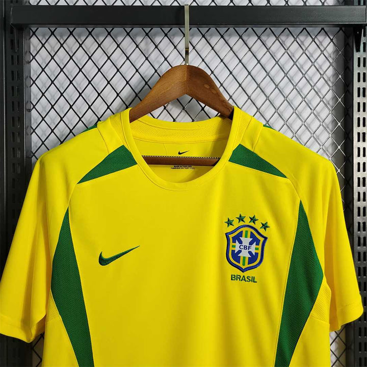2002 Brazil Home Retro Jersey