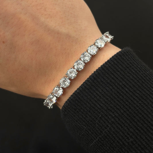 Tennis Crystal Bracelet (Silver)