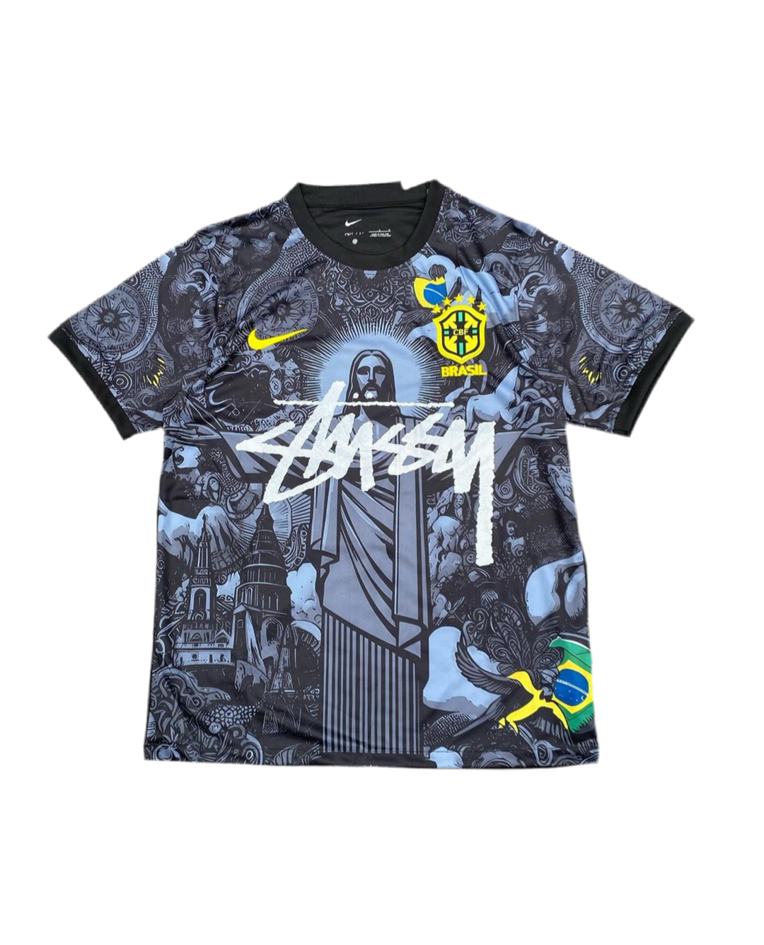 STÜSSY 2024 special edition Brasil black kit - Jesus edition