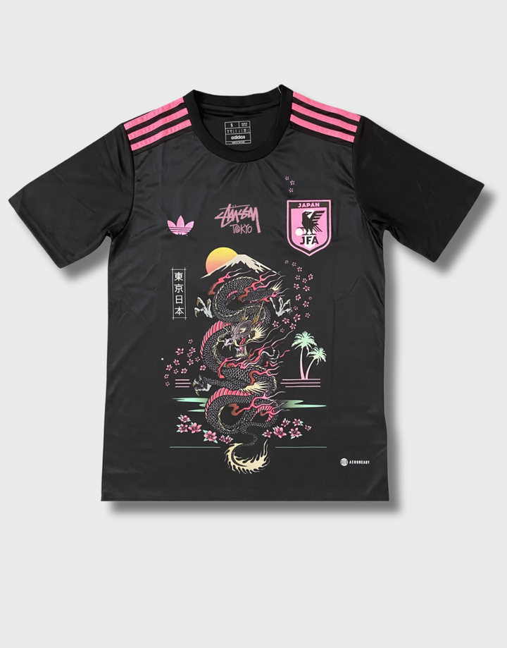 STÜSSY x “JAPAN” JERSEY - BLACK DRAGON